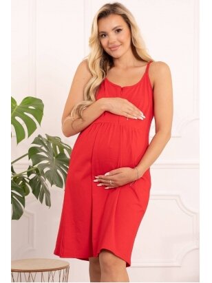 Nightwear for pregnant and nursing, Merry, ForMommy, red