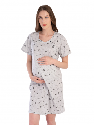 Maternity breastfeeding nightdress, by Vienetta