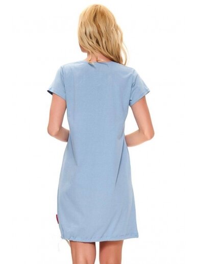 Nursing nightdress by DN (light blue) 2