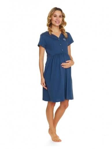 Nightwear for pregnant and nursing Deep Blue, DN 1