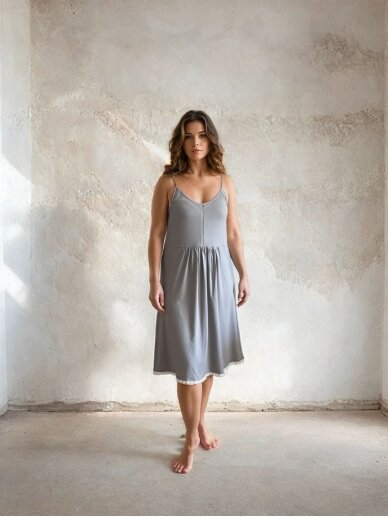 Nightwear for pregnant and nursing women, Milami, Gudo (Grey)