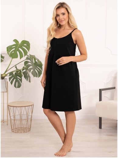 Nightwear for pregnant and nursing, Merry, ForMommy, black 3