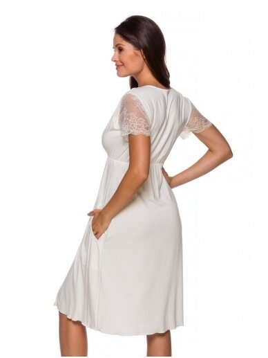 Nursing nightdress by Lupoline (white) 1