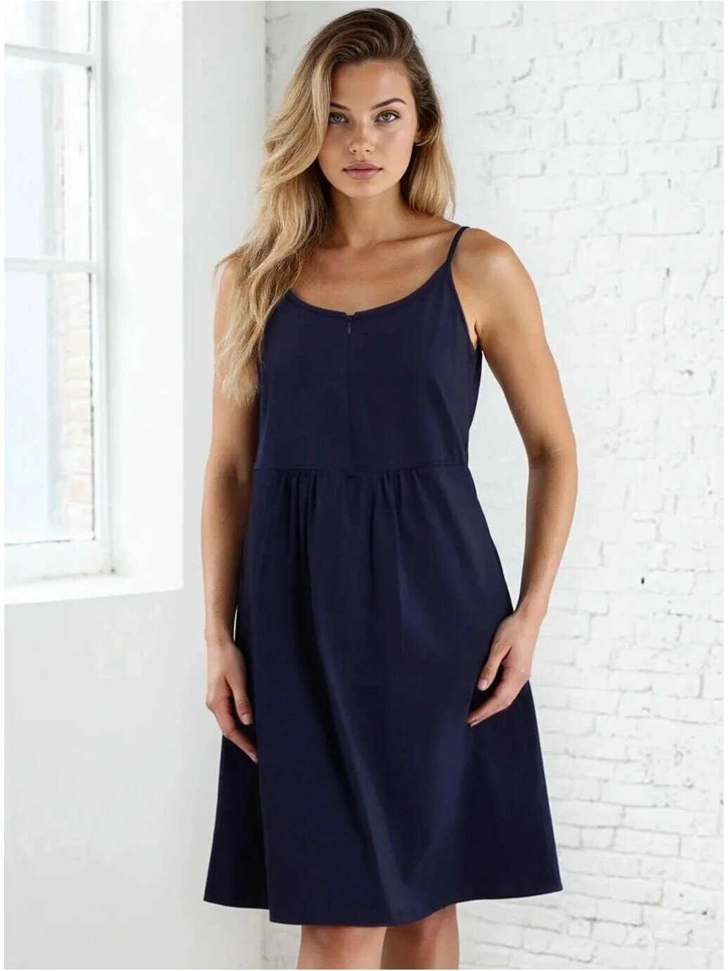 Maternity night shirt Merry, ForMommy (navy blue) 3 Maternity night shirt Merry, ForMommy (navy blue) 3