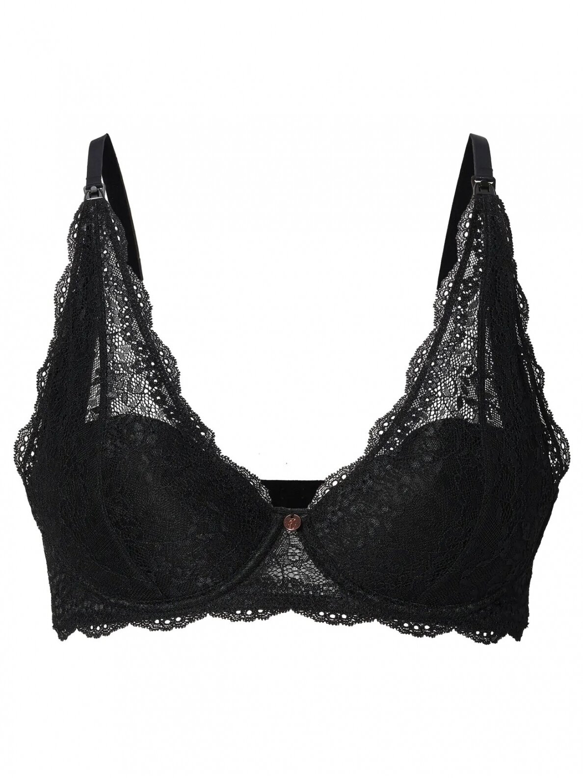 Lace Nursing Bralette, Noppies (Black) 2 Lace Nursing Bralette, Noppies (Black) 2