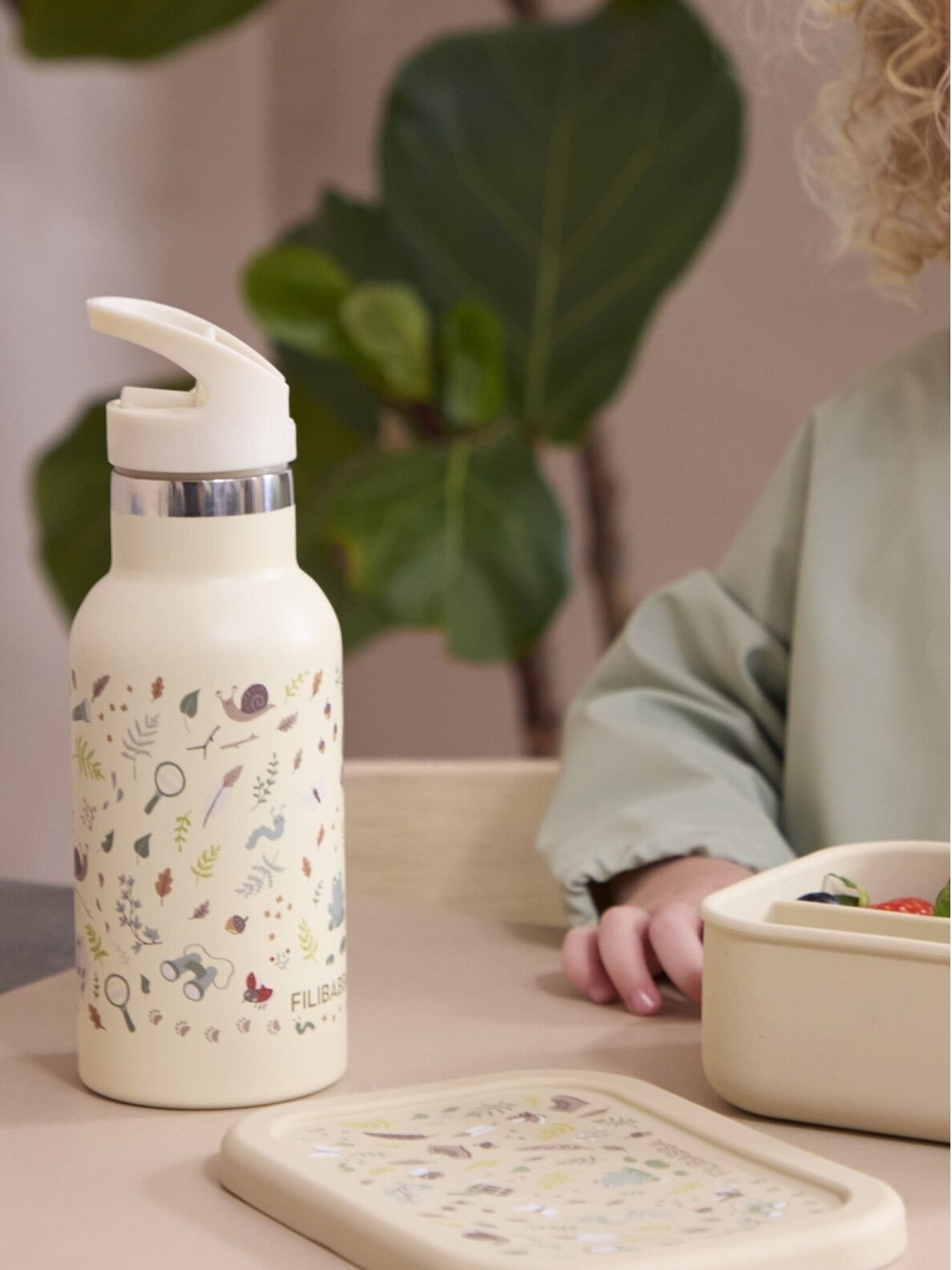 Stainless steel drinking bottle 350ml, Filibabba 5