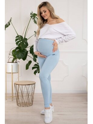 Maternity leggings, Classic, ForMommy (baby blue)