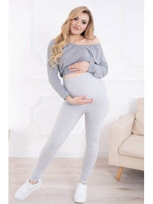 Maternity leggings, Classic, ForMommy grey)