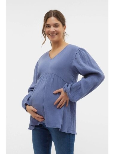 Blūze grūtniecēm, MLVESTER, Mama;licious (Blue)