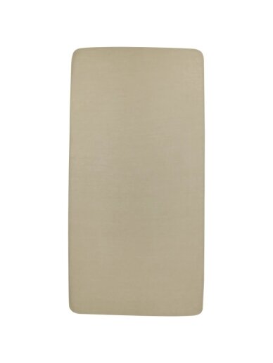 Palags ar gumiju 50x90cm 2gab., Meyco Baby (Taupe)