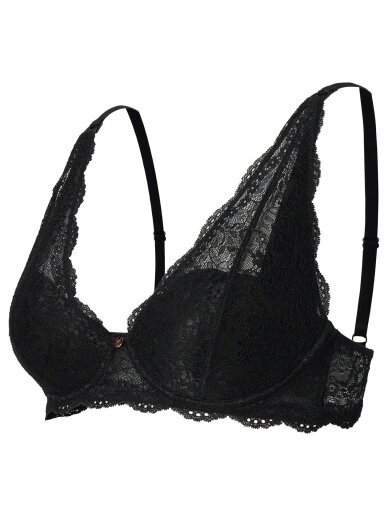 Lace Nursing Bralette, Noppies (Black) Lace Nursing Bralette, Noppies (Black)