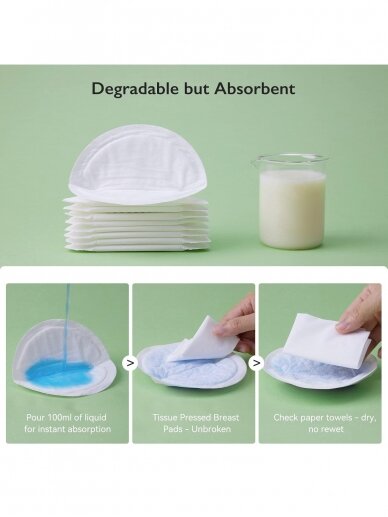 Momcozy Bamboo Fiber Disposable Nursing Pads, 80 psc.c 4 Momcozy Bamboo Fiber Disposable Nursing Pads, 80 psc.c 4