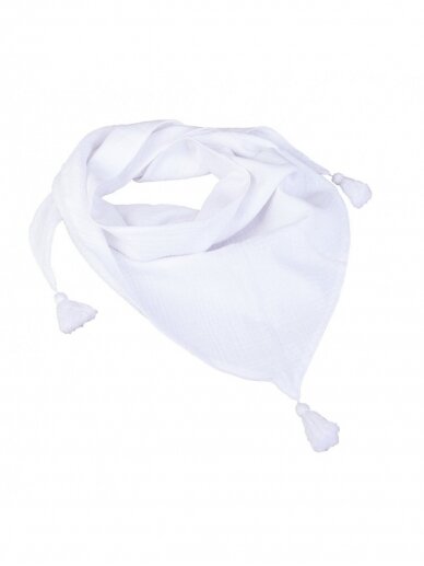TuTu scarf made of organic cotton (white) TuTu scarf made of organic cotton (white)