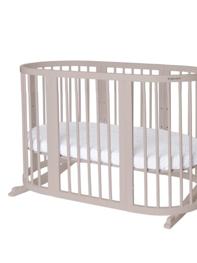 Oval convertible baby crib 9in1 Smart, Ingvart (Cappuccino) Oval convertible baby crib 9in1 Smart, Ingvart (Cappuccino)