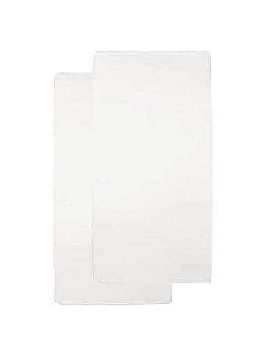 Palags ar gumiju 50x90cm 2 gab., Meyco Baby Off white