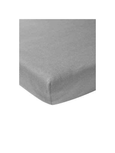 Palags ar gumiju, 50x90cm 2 gab. Meyco Baby Grey