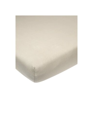 Palags ar gumiju, 50x90cm, Meyco Baby (Sand)