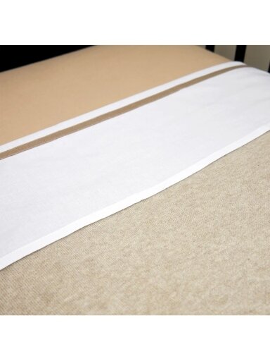 Palags ar gumiju, 50x90cm, Meyco Baby (Sand)
