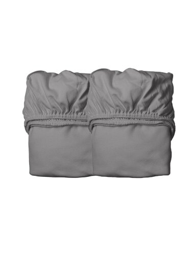 Leander palags ar gumiju 60 × 120 cm, 2 gab. (Cool Grey)