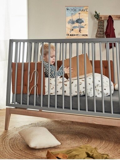 Leander palags ar gumiju 60 × 120 cm, 2 gab. (Cool Grey)