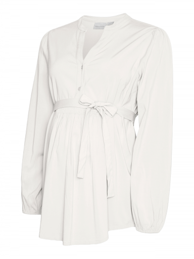 Blouse for pregnant and nursing women MLELVA, Mama;licious White