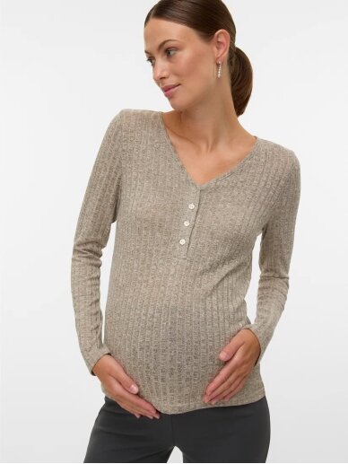 Blūze grūtniecēm MLPAMMIE, Mama.licious (Beige) 1 Blūze grūtniecēm MLPAMMIE, Mama.licious (Beige) 1