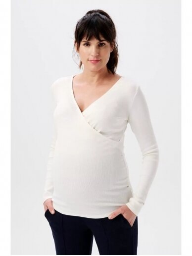 Maternity T-Shirt, Mlnadine, Sara-Cream by Noppies 4