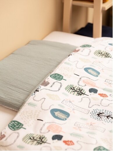 Gultas veļas komplekts SILLO 2 gab. eži Smaragds 100x135cm 1 Gultas veļas komplekts SILLO 2 gab. eži Smaragds 100x135cm 1