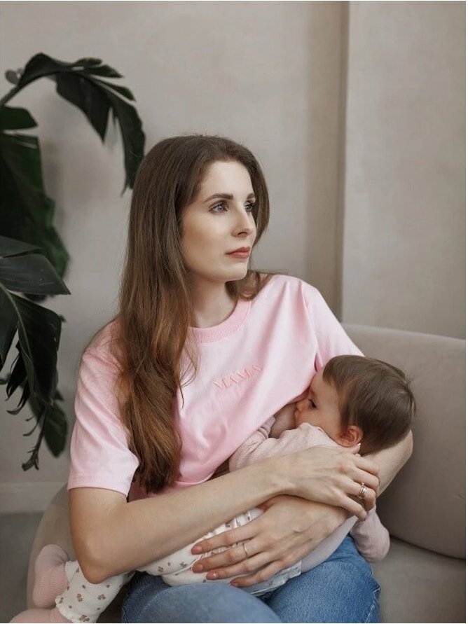 Short-sleeved blouses by For Mommy (Pink) 2