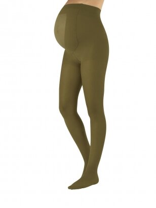 Maternity Tights 100 DEN by Calzitaly (olive green)