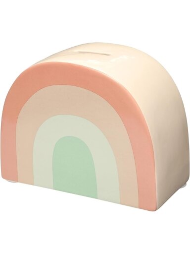 Pearhead large ceramic money box Rainbow bank