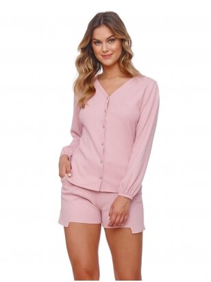 Pajama for pregnant and nursing, Papaya, by DN (pink)