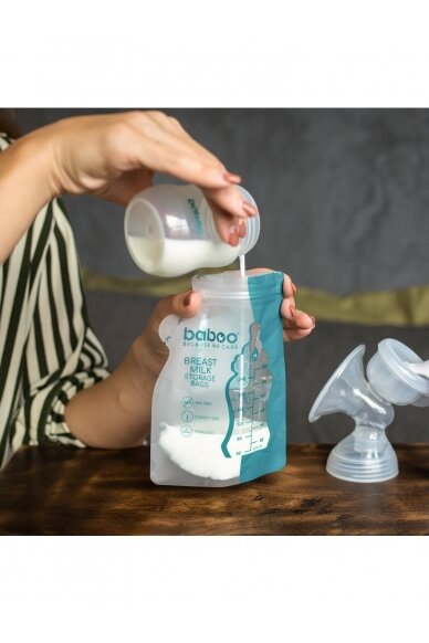 Baboo mātes piena uzglabāšanas maisiņi, 250 ml, 25 gab. 3