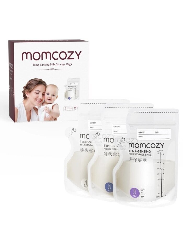 Milk storage bags with spout, 60 pcs., Momcozy