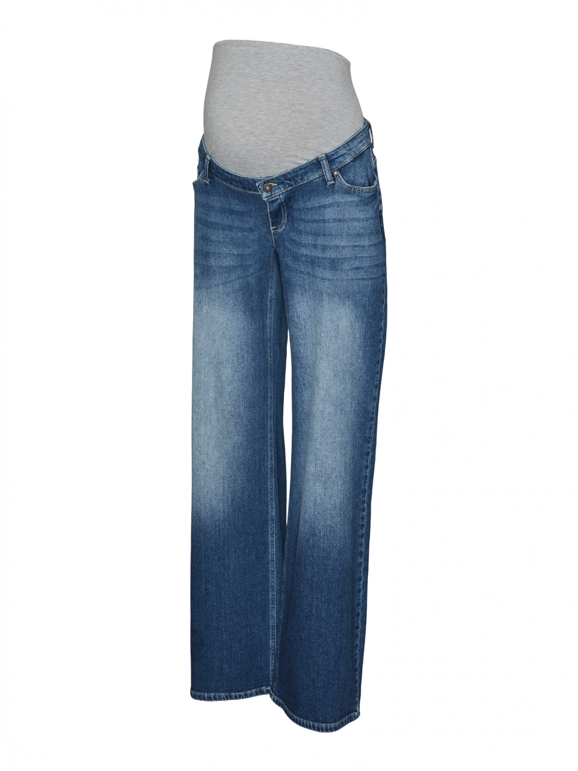 MLBLAISE wide jeans for pregnant women by Mama;licious (blue) (Kopija)