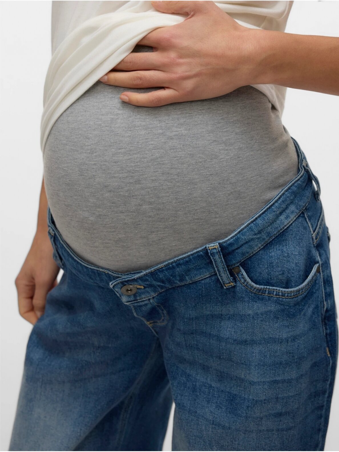 MLBLAISE wide jeans for pregnant women by Mama;licious (blue) (Kopija) 6 MLBLAISE wide jeans for pregnant women by Mama;licious (blue) (Kopija) 6