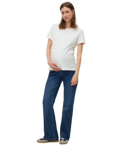 Džinsi grūtniecēm Boot-cut Jeans, Mama;licious (Dark medium/blue denim)