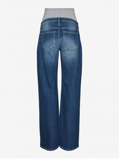 MLBLAISE wide jeans for pregnant women by Mama;licious (blue) (Kopija) 4