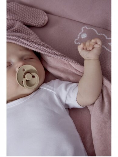 Blanket with hood 90x90cm, Meyco Baby (lilac hare) 3