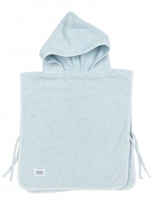 Terry bath poncho, 1-3years, by Meyco Baby (Light Blue)