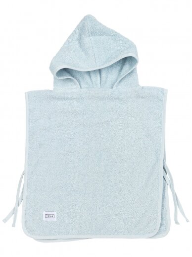 Terry bath poncho, 1-3years, by Meyco Baby (Light Blue)
