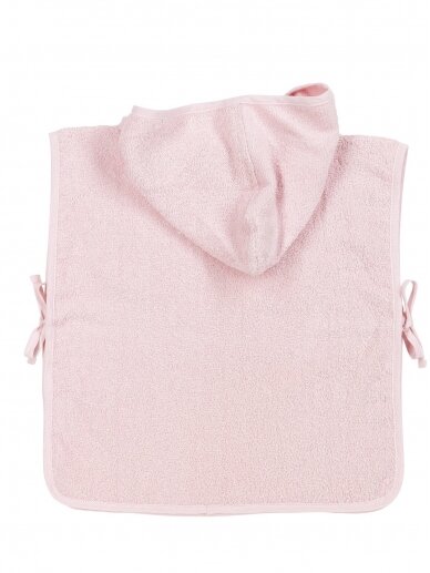 Terry bath poncho, 1-3years, by Meyco Baby (Light Pink) 1