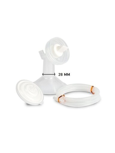 Piena pumpja krūts vāciņš Spectrum 28 mm, 1 gab.
