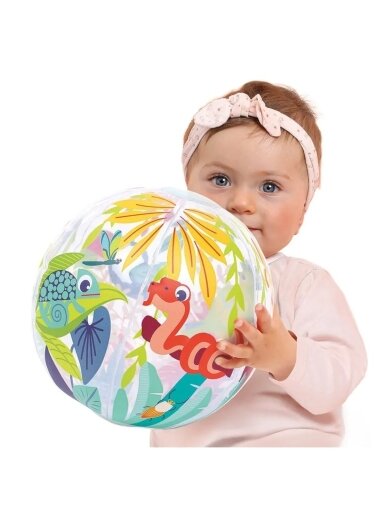 Piepūšamā bumba Jungle, 20 cm, LUDI