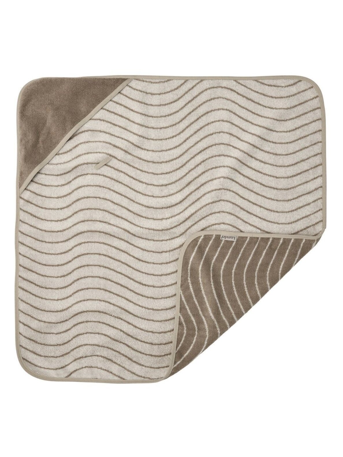 Hooded towel 80x80 cm, Leander (Woodland Cappuccino) 1