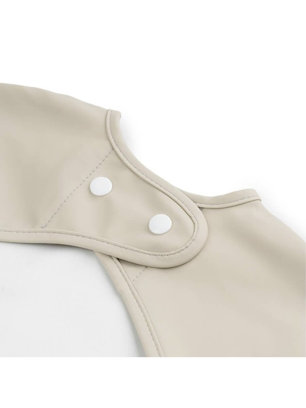 Sleeved pocket bib, Done by Deer (Deer Friends Sand) 2
