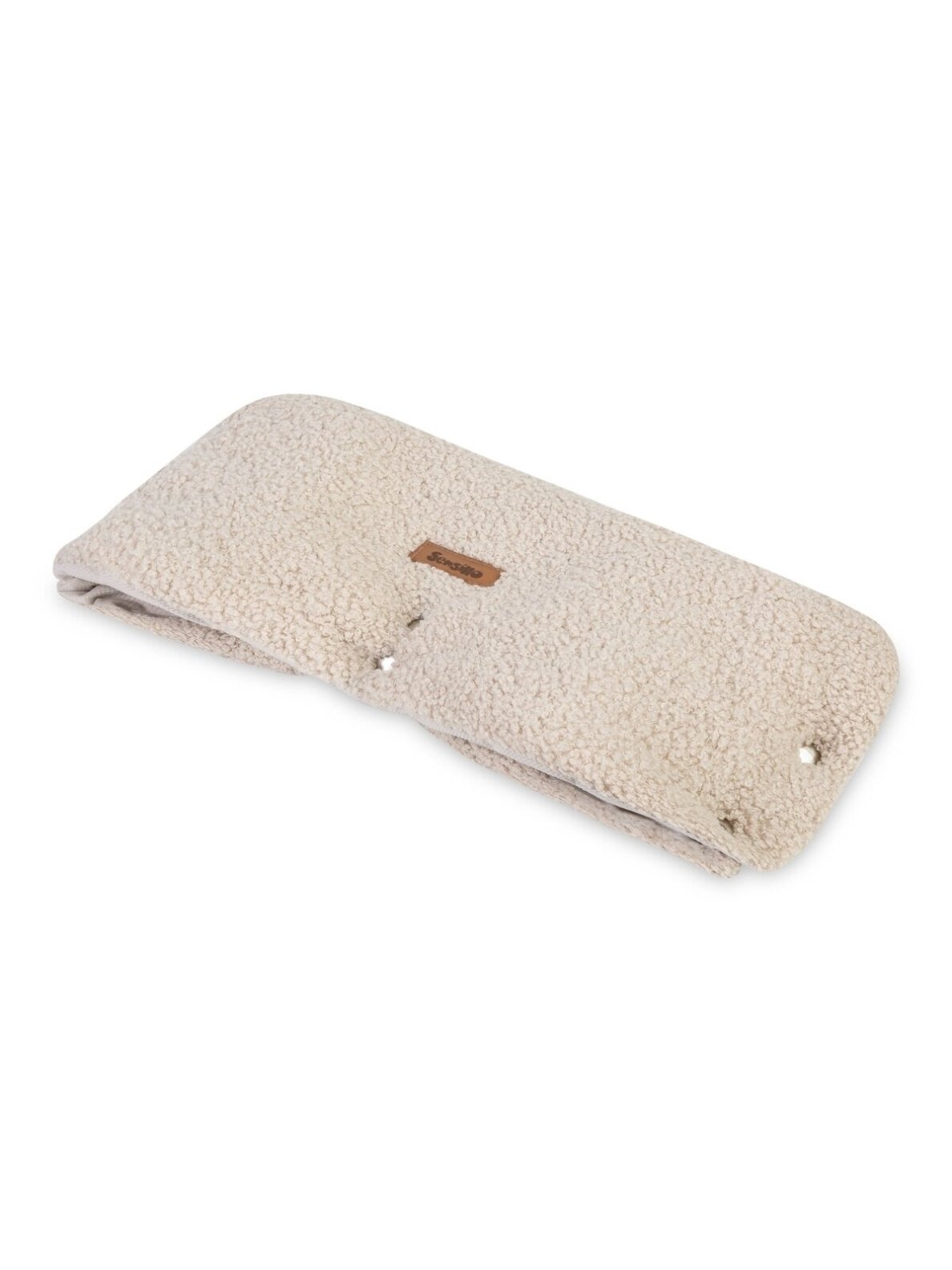 Sensillo Stroller Muff Boucle, Light Beige