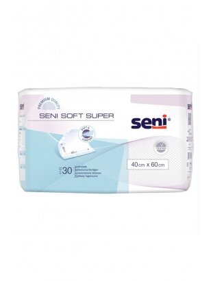 Bed underpads SENI SOFT SUPER, 40x60 cm, 30 psc.