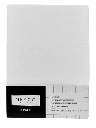 Ūdensizturīgs palags 50x90, Meyco Baby