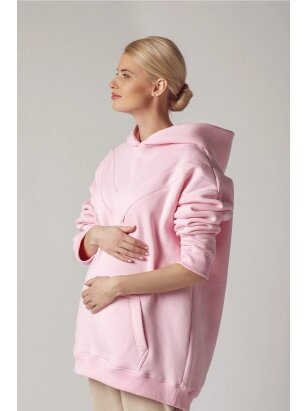 Warm sweater for pregnant and nursing women, Pink, MOM ONLY